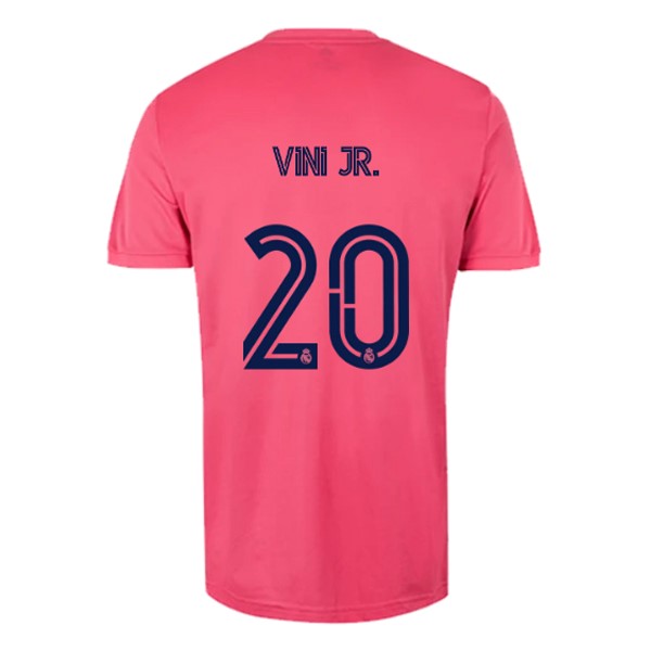 Camiseta Real Madrid 2ª Kit NO.20 Vini Jr. 2020 2021 Rosa